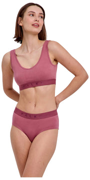 Falke Daily Comfort 2-Pak Bustier Bralette - Rød
