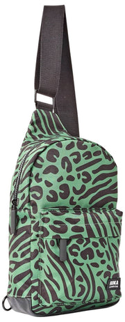 Roka Willesden Large Recycled Canvas Crossbody taske - Artiskokgrøn