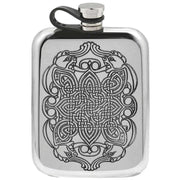 english-pewter-company-6oz-celtic-flexi-cap-purse-flask---silver-34310835