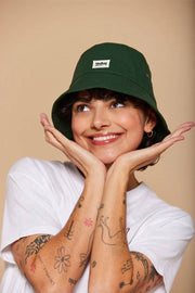 Hindbag Bob Bucket Hat - Skovgrøn