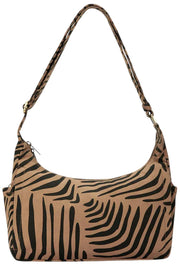 Hindbag Emile Multi Pocket Skuldertaske - Cinnamon Tiger Brown