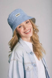 Hindbag Bob Bucket Hat - Denimblå