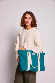 Hindbag Jean Weekendtaske - Peacock Blue