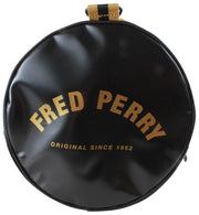 Fred Perry Tipped Classic Barrel Bag - Sort/Guld