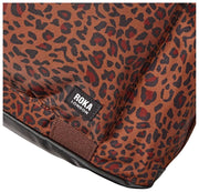Roka Gatwick Medium Recycled Canvas Duffle Bag - Mini Leopard Brown