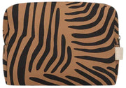 Hindbag Leon Toilettaske - Zebra Cinnamon Brown