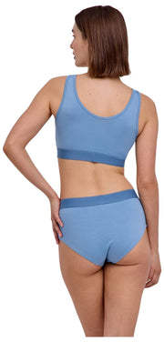 Falke Daily Comfort 2-Pak Bustier Bralette - Blå/Beige