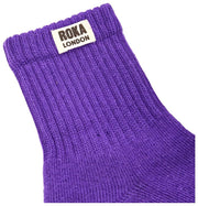 Roka Windsor Solid Crew Sokker - Lilla