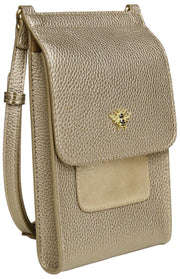 Alice Wheeler London Mini Bloomsbury Crossbody Taske - Bronze