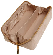 Alice Wheeler London Kensington Small Ruskind Train Case - Mink Cream