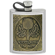 english-pewter-company-6oz-embossed-thistle-pewter-flask---silverbrass-gold-34310931