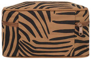 Bagtaske Gaspard Vanity Bag - Zebra Cinnamon Brown