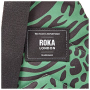 Roka Willesden Large Recycled Canvas Crossbody taske - Artiskokgrøn