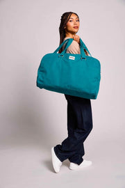 Hindbag Yves Stor rejsetaske - Peacock Blue
