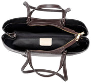Elie Beaumont Origami Tote Bag - Mørk Chokoladebrun