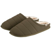 isotoner-sport-quilted-mule-slippers---khaki-green-34523506