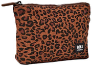 Roka Maida Vale Lille bomuldslærredspose - Mini Leopard Brun