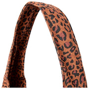 Roka Hoxton Large Bomuld Canvas Skuldertaske - Mini Leopard Brun