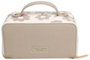 Alice Wheeler London Floral Mini Train Case - Stone Beige