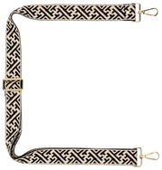 Elie Beaumont Taske Strap - Sort/Elfenben Labyrint