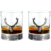 english-pewter-company-11oz-regal-stag-double-tumbler-set---silverclear-34311084