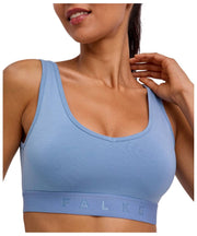 Falke Daily Comfort Print 2-Pak Bustier Bralette - Beige/Blå