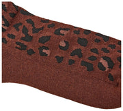 Roka Wimbledon Crew Socks - Mini Leopard Brun