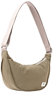 Roka Farringdon Taslon Crossbody Taske - Basil Beige