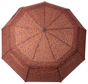 Roka Waterloo Genbrugt Nylon Paraply - Mini Leopard Brun