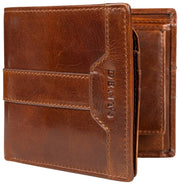 Dents Itchen Coin Bifold Pung - Cognac Brun