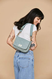 Hindbag Margault Quiltet skuldertaske - Sage Green