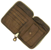 Campomaggi Floriana Laser Cashmere Pung - Militærgrøn