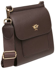 Alice Wheeler London Bloomsbury Crossbody-taske - Chokoladebrun