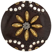 Campomaggi Siena Flower Stud Pung - Militærgrøn