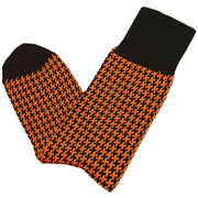 bassin-and-brown-brandyn-check-socks---blackorange-35060315