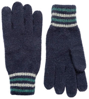 Dents Salcombe Rib Strik Handsker - Navy