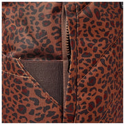 Roka Canfield B Medium genbrugt lærredsrygsæk - Mini Leopard Brun