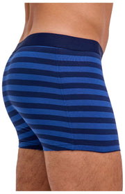 Falke Daily Comfort Striped Boxer Brief - Kongeblå