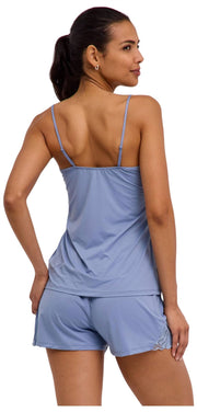 Falke Delicate Touch Chemise Top - Blå Stål
