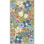 powder-garden-friends-with-wild-flowers-print-scarf---greenblue-33942512