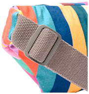 Roka Mill Hill Small Bomuld Canvas Bum Bag - Bred Multi Stripe