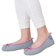 isotoner-herringbone-ballet-slippers---grey-34523403