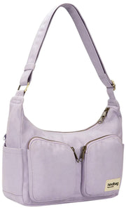 Hindbag Emile Multi Pocket Skuldertaske - Lila