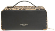 Alice Wheeler London Animal Print Train Case - Sort/Leopard