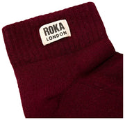Roka Wembley Ankelstrømper - Plum Burgundy