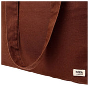 Roka Sloane Medium Bomuld Canvas Tote Bag - Lindt Brown