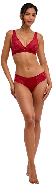 Falke Delicate Touch Triangle Bralette - Ventimiglia Rød