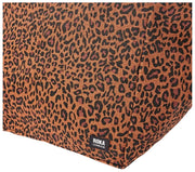 Roka Marylebone Stor bomuldslærred Oversized mulepose - Mini Leopard Brun
