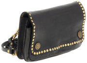 Campomaggi Gloria Pochette Stud Crossbody Taske - Sort