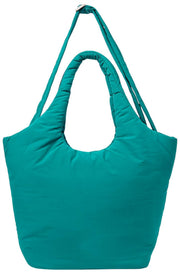 Roka Oxford Medium Taslon Skuldertaske - Ocean View Blue